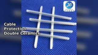 غلاف حماية كابل الألياف الضوئية، قضيب سيراميك مزدوج متين