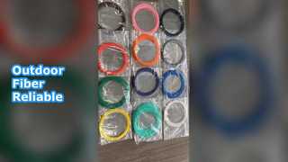 أنبوب فضفاض من الألياف الخارجية الشفافة بطول 1000 متر